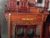 Vì sao bàn thờ bằng gỗ luôn được ưu tiên lựa chọn?