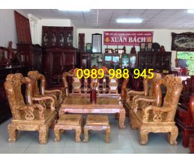Bộ bàn ghế triện 10 món tay 14 