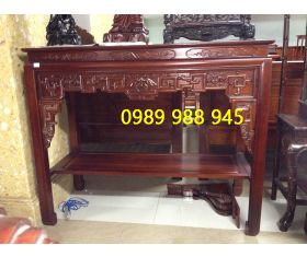 Bàn thờ chạm triện gõ mật 154cm